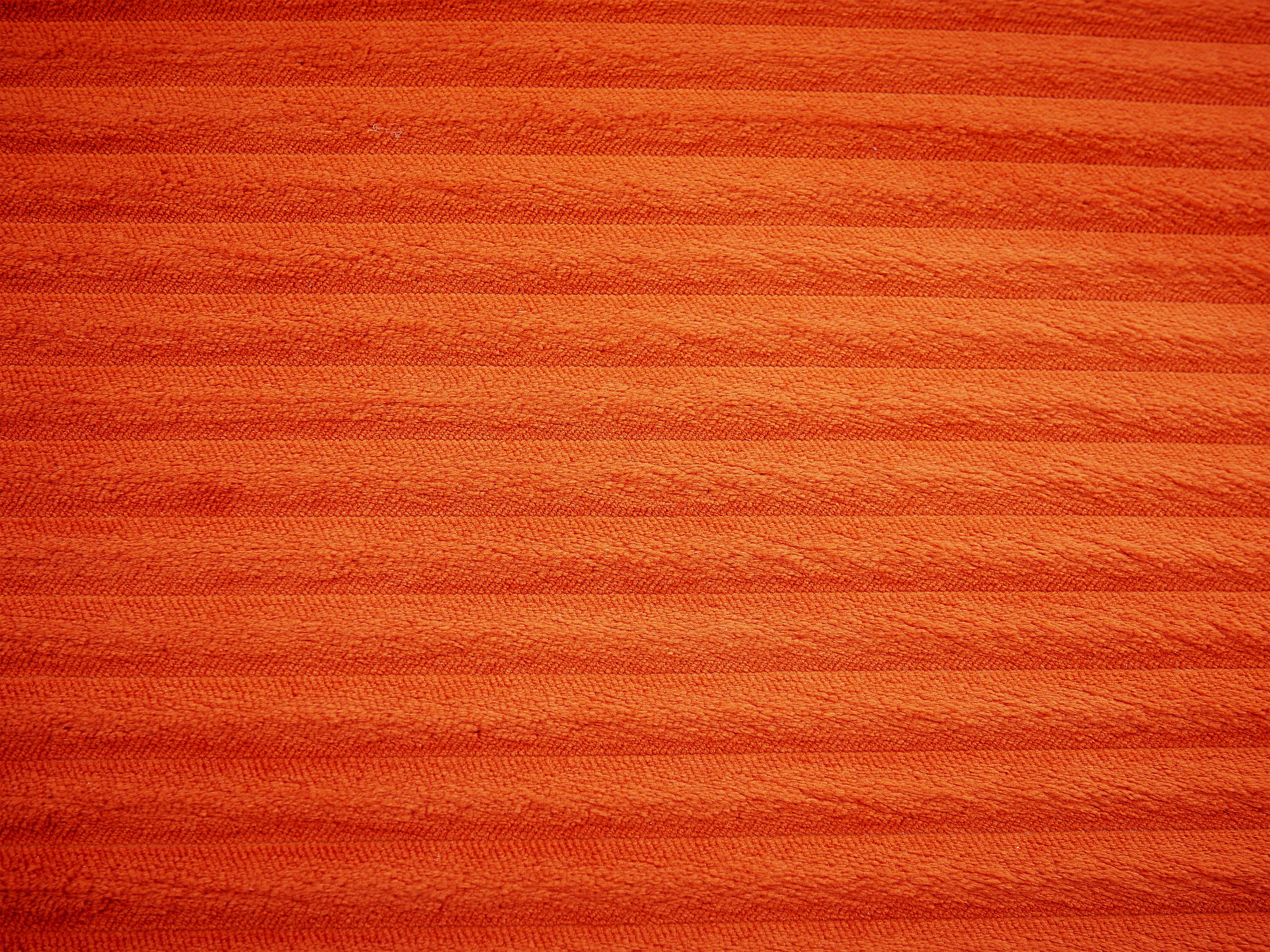 Canapé velours côtelé droit 3 places terracotta - DONILIA